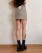 Retro inspired mini skirt (XS)