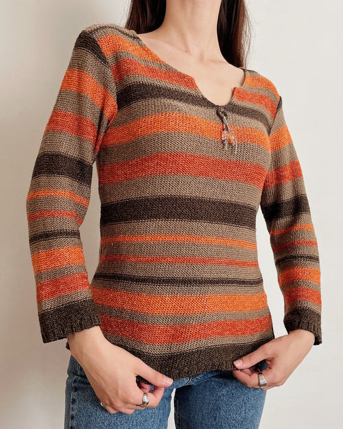 Vintage striped knit (S/M)