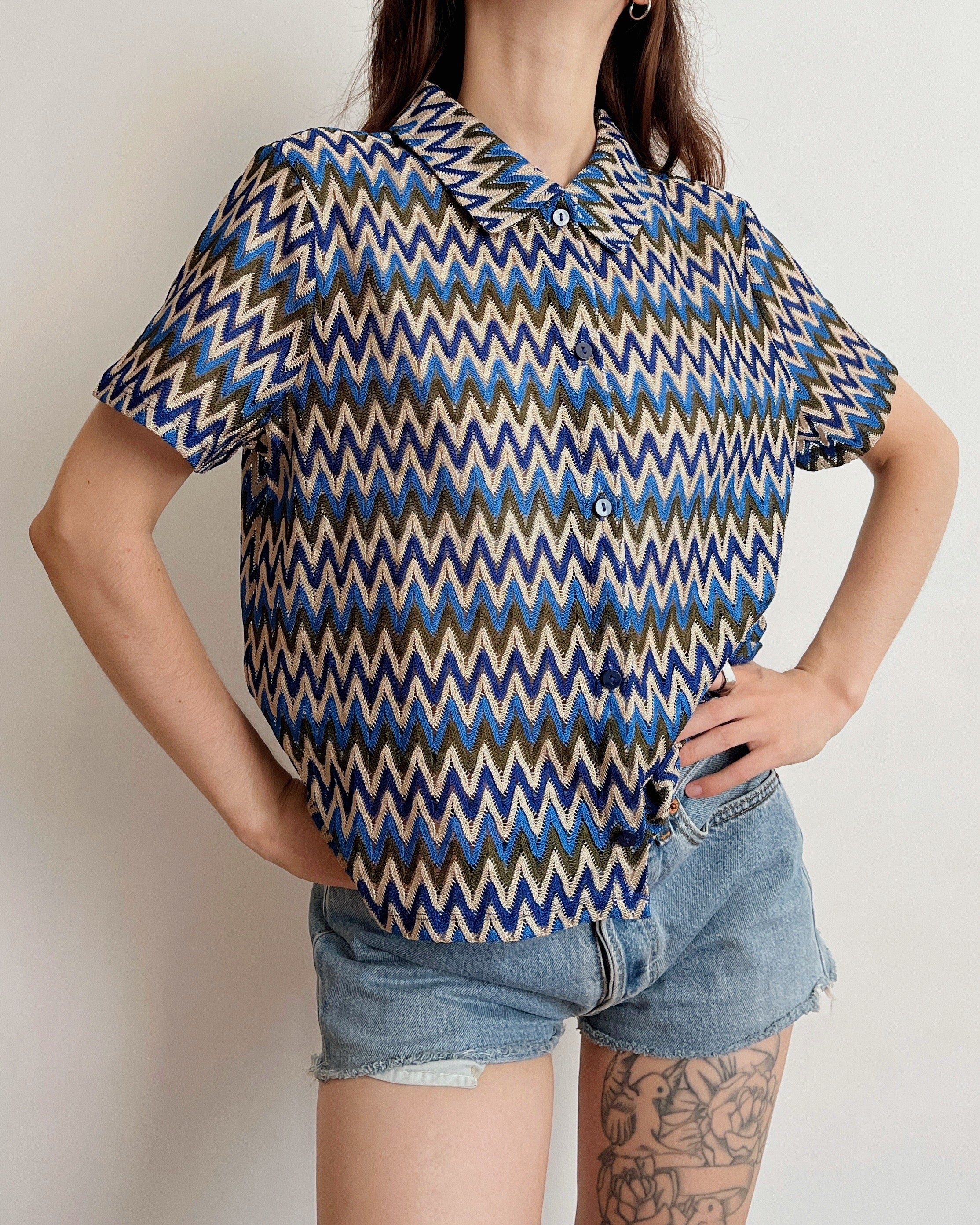 Knit shirt (M)