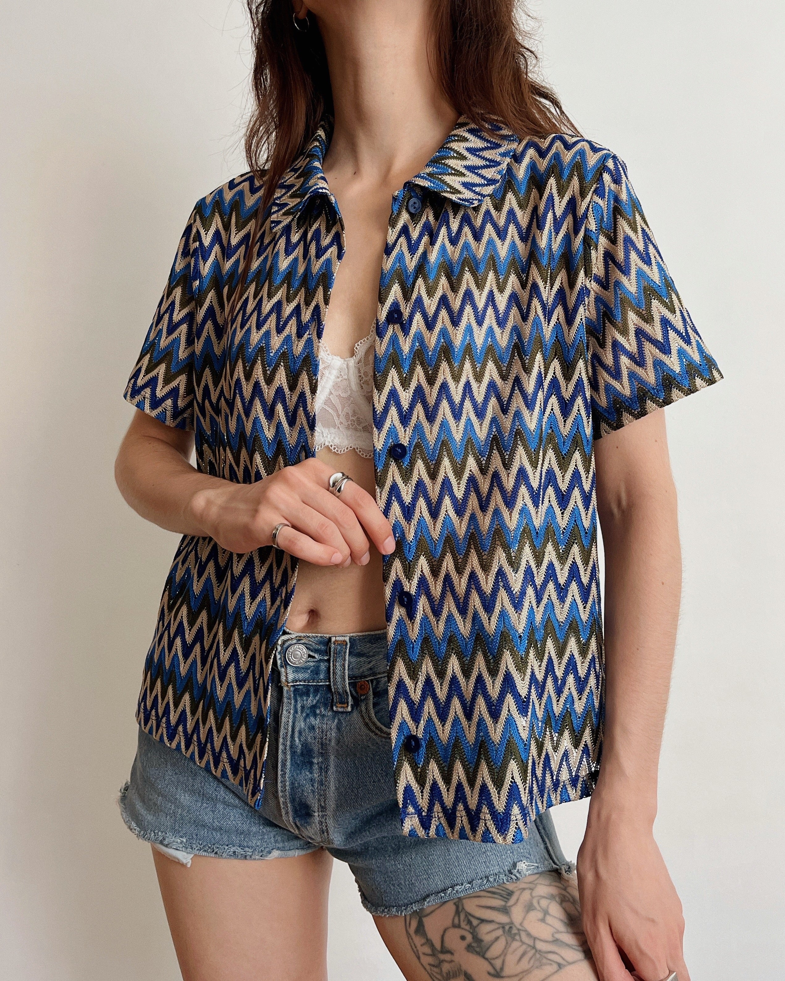 Knit shirt (M)
