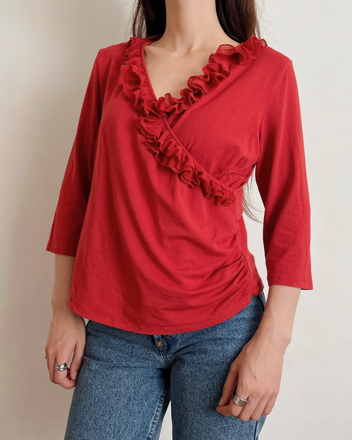 Asymmetric red top (M/L)