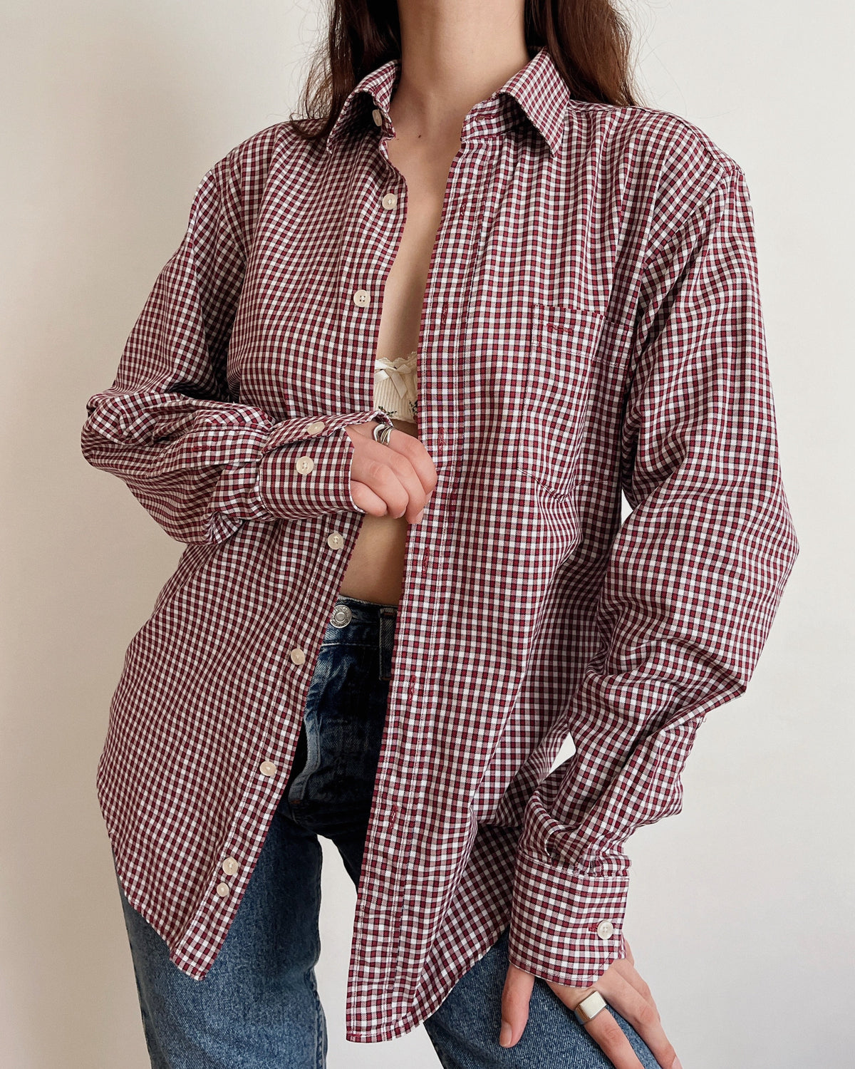 Vintage plaid shirt (S/M)