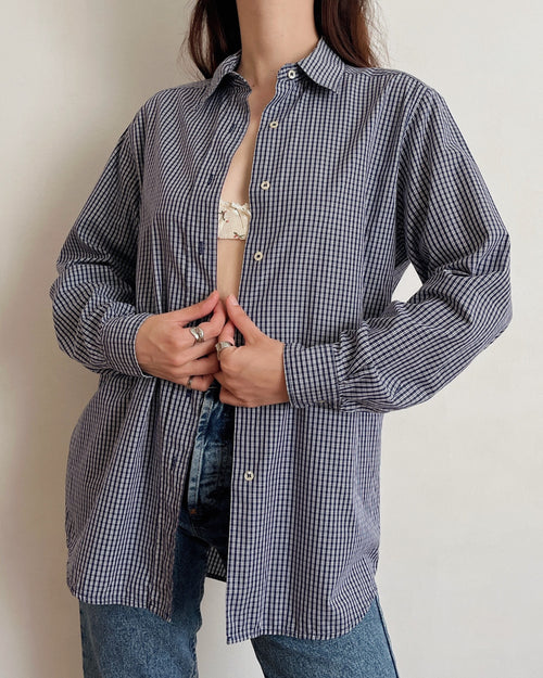 Benetton plaid shirt (XS/S)