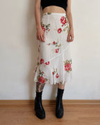 Midi rose skirt (XL)