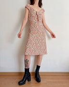 Midi floral dress (XS/S)