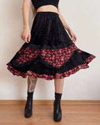 Velvet midi skirt (XS-XL)