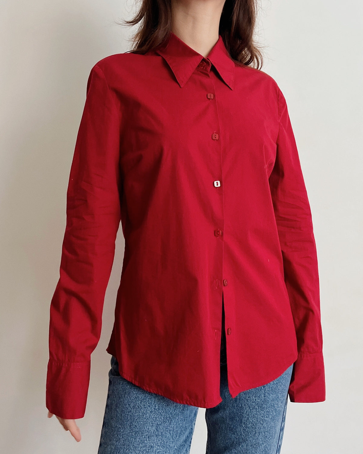 100% cotton fitted shirt (S)
