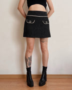 Polkadot mini skirt (XS)