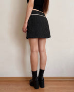 Polkadot mini skirt (XS)