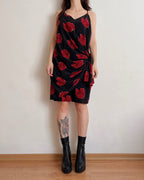 Vintage floral dress (M)