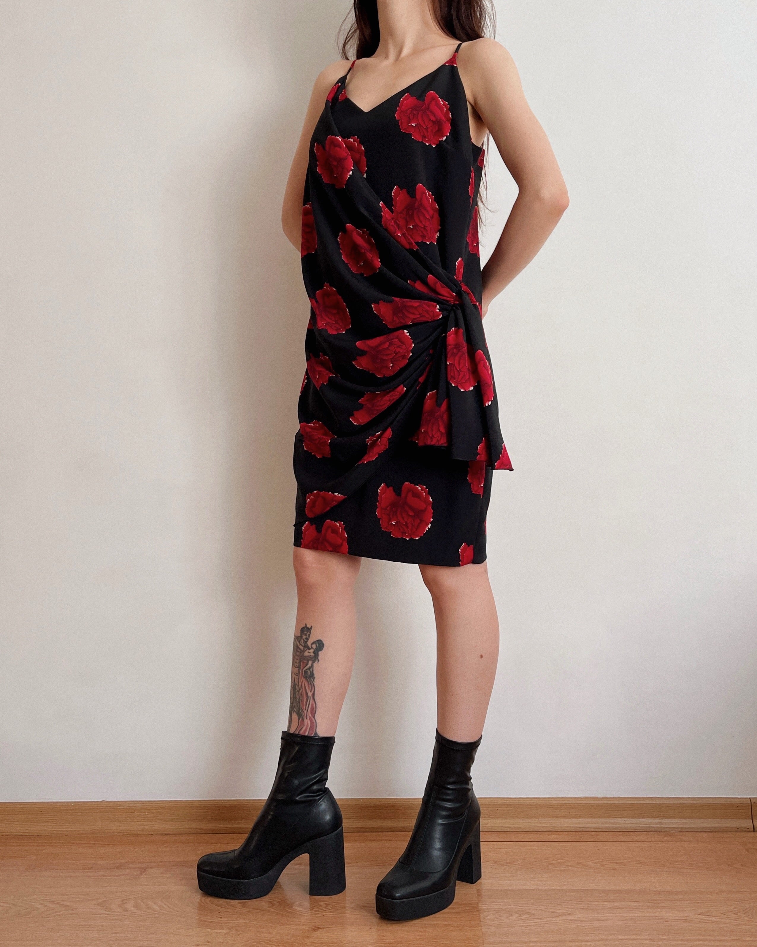 Vintage floral dress (M)