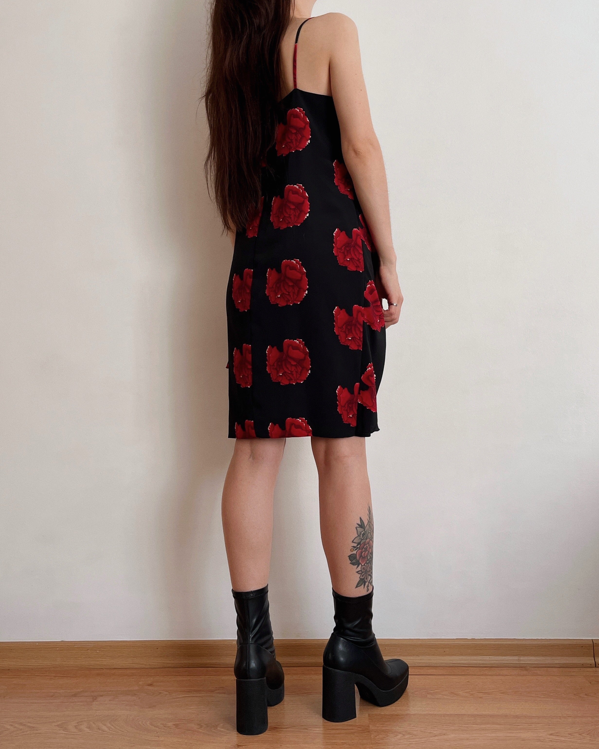 Vintage floral dress (M)