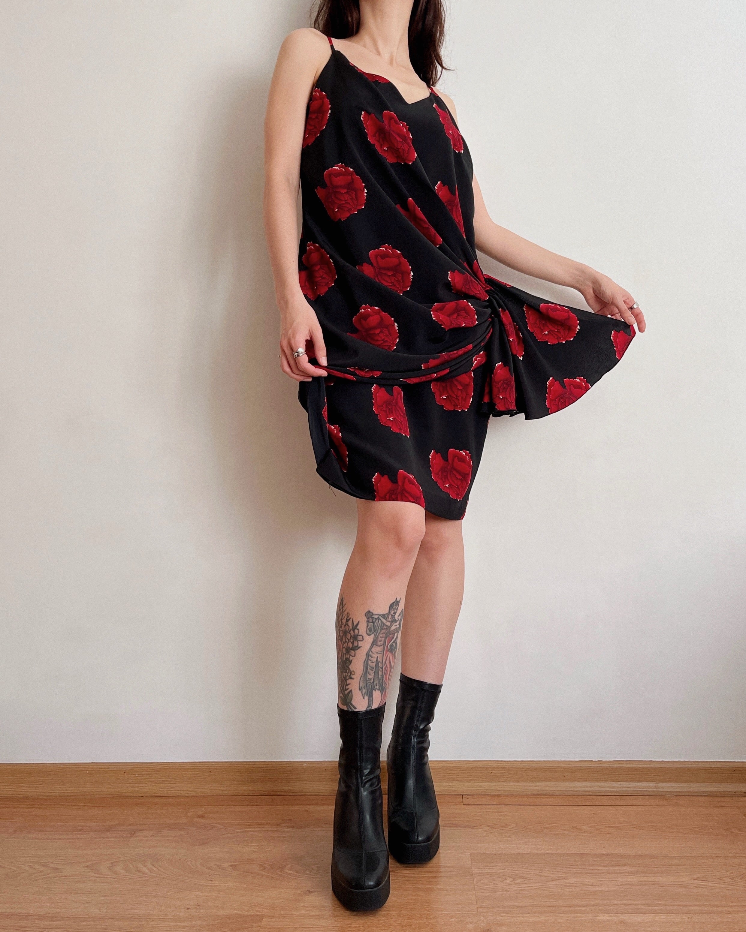 Vintage floral dress (M)