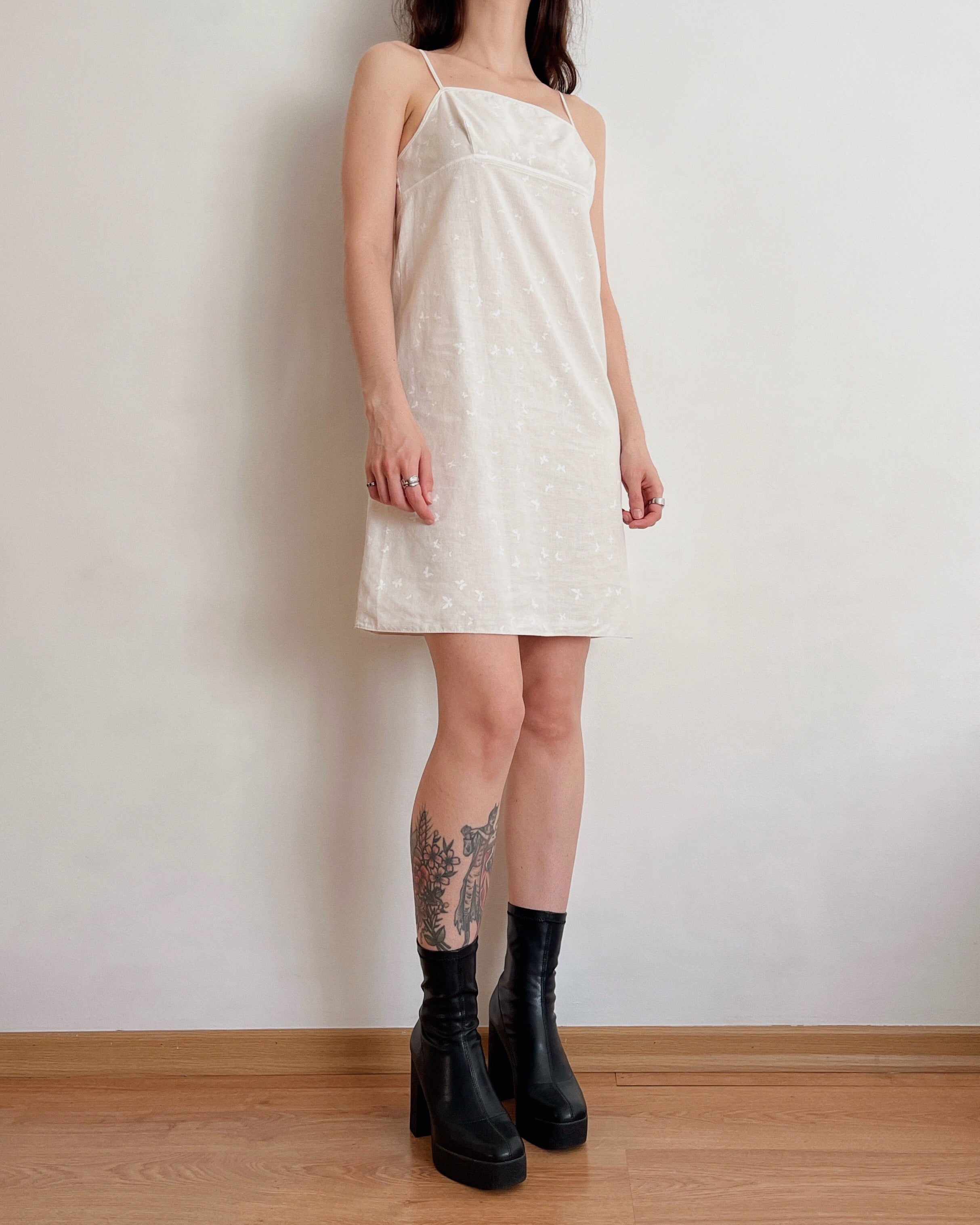 Vintage butterfly dress (XS)