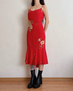 Vintage floral dress (M)