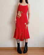 Vintage floral dress (M)