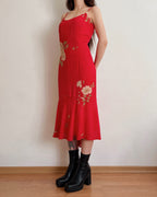 Vintage floral dress (M)