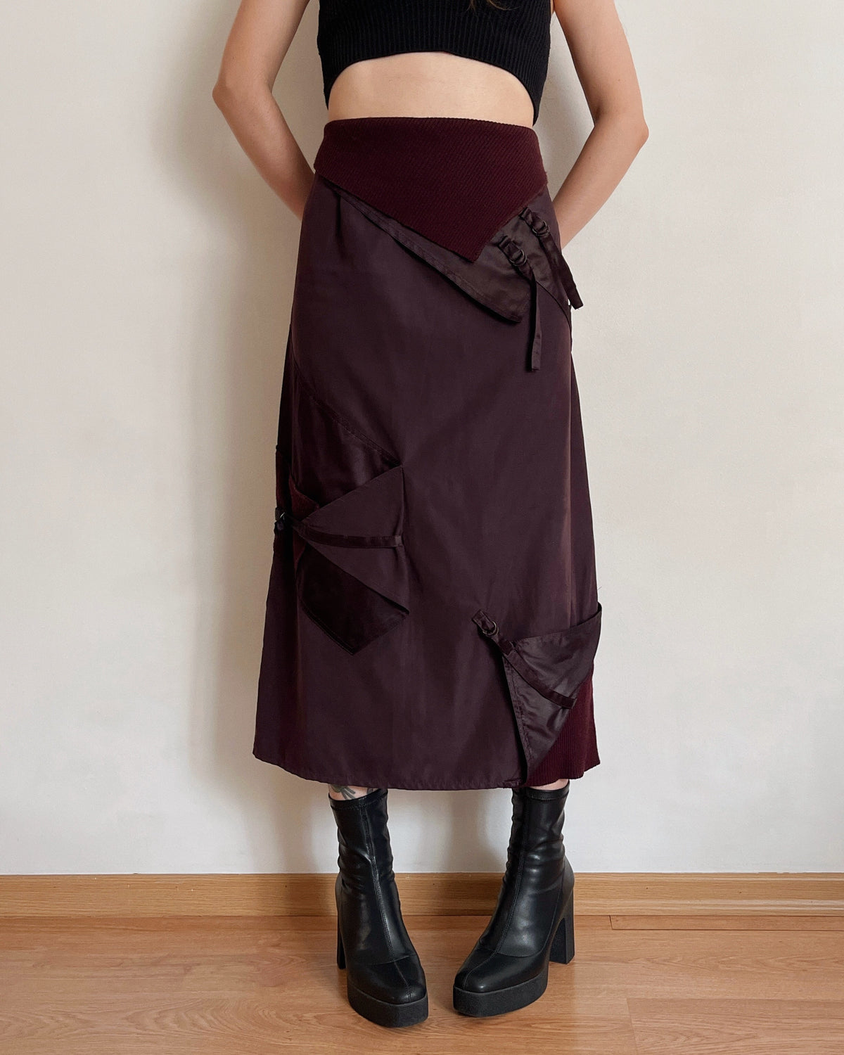 Asymmetric maxi skirt (M/L)