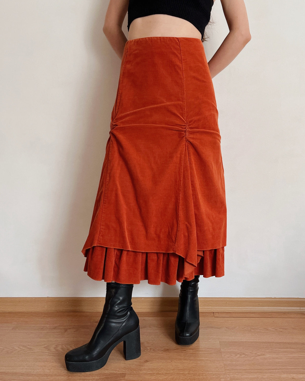 Asymmetric maxi skirt (XS)