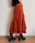 Asymmetric maxi skirt (XS)