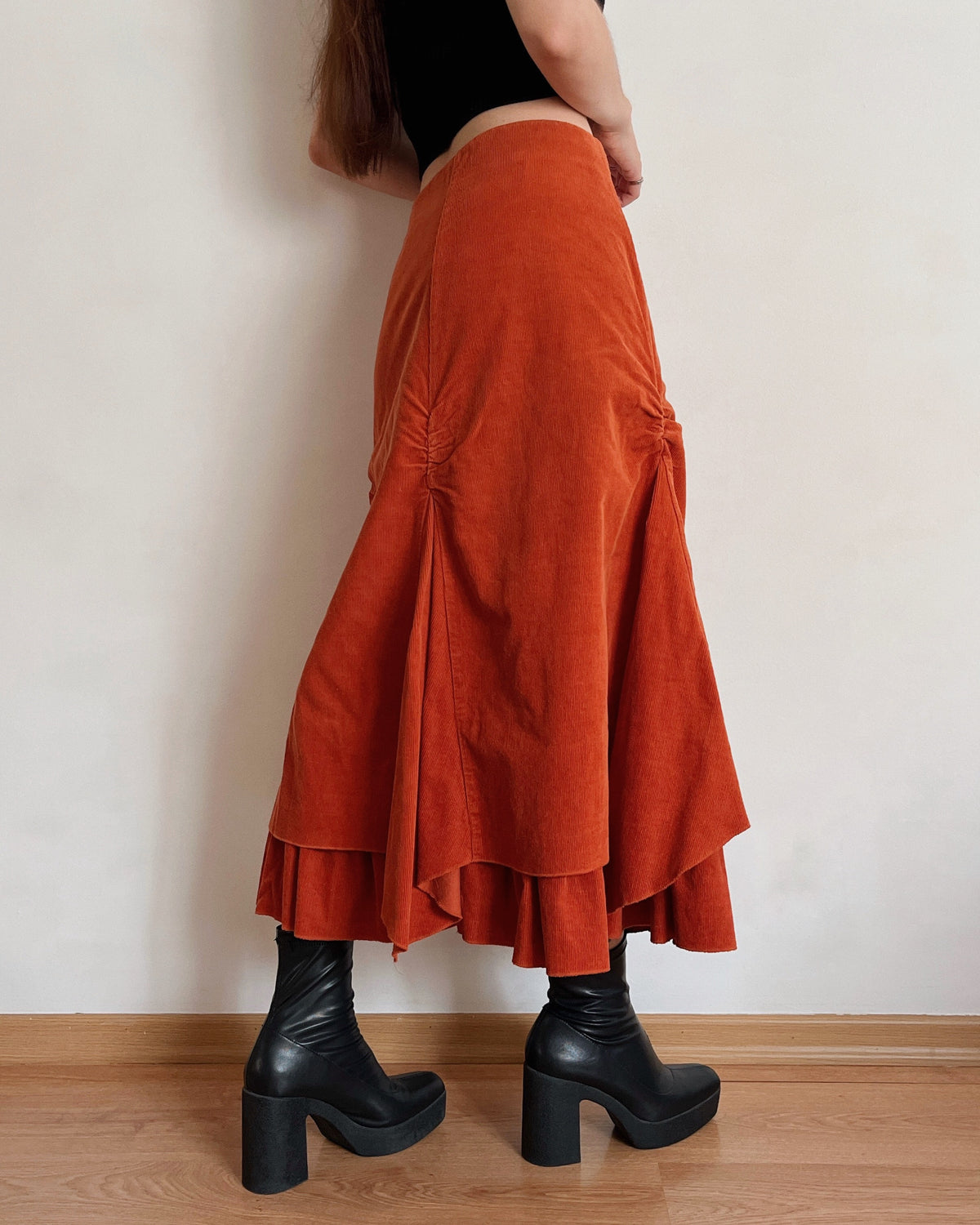 Asymmetric maxi skirt (XS)