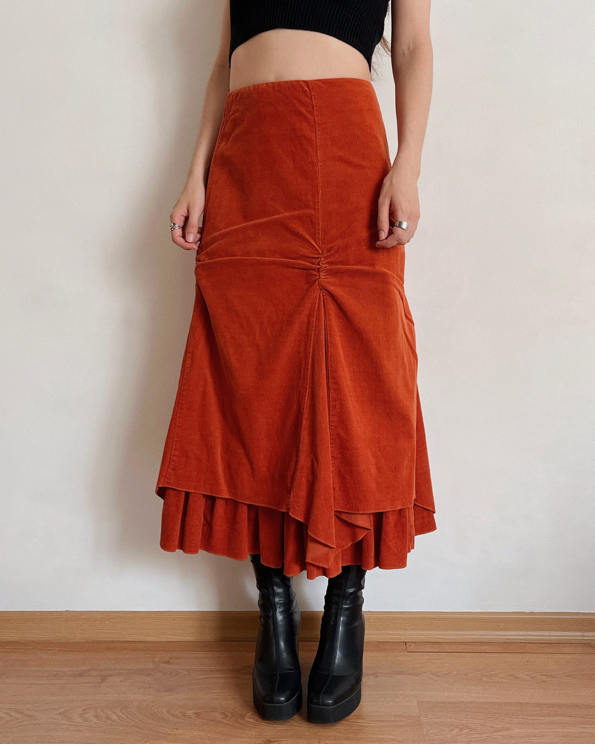 Asymmetric maxi skirt (XS)
