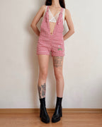 Gingham jumpsuit (XS)