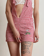 Gingham jumpsuit (XS)