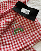 Gingham jumpsuit (XS)