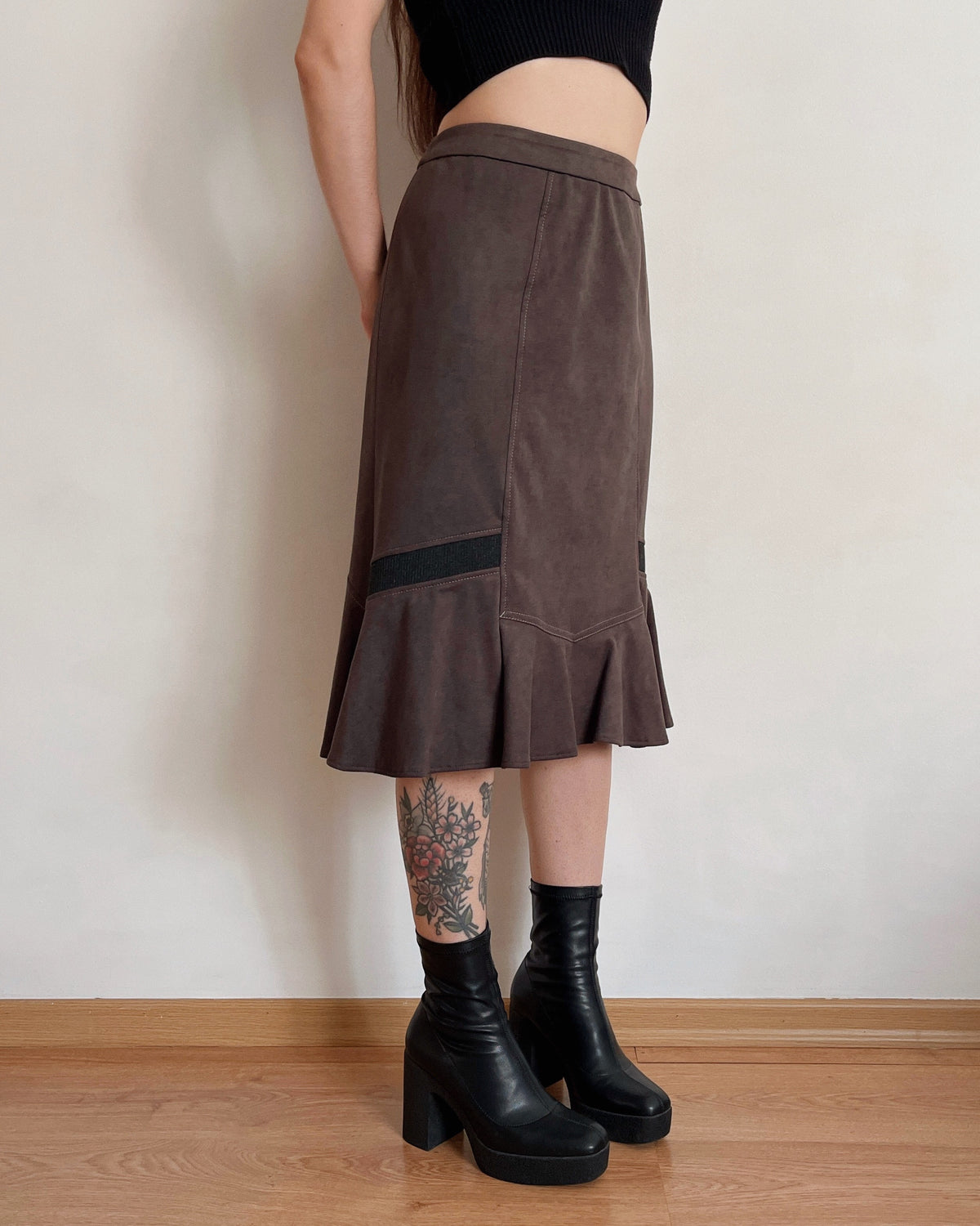 Vintage midi skirt (L)