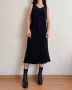 Vintage Laura Ashley pinstripe dress (L)