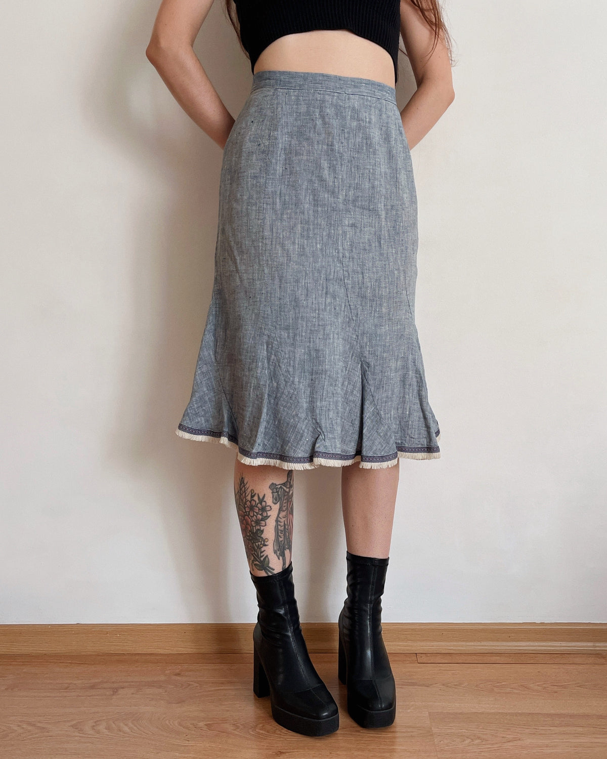 Vintage midi skirt (S/M)