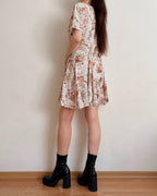 Vintage floral romper (S)