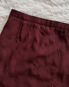 Vintage midi skirt with floral embroidery (5XL/6XL)