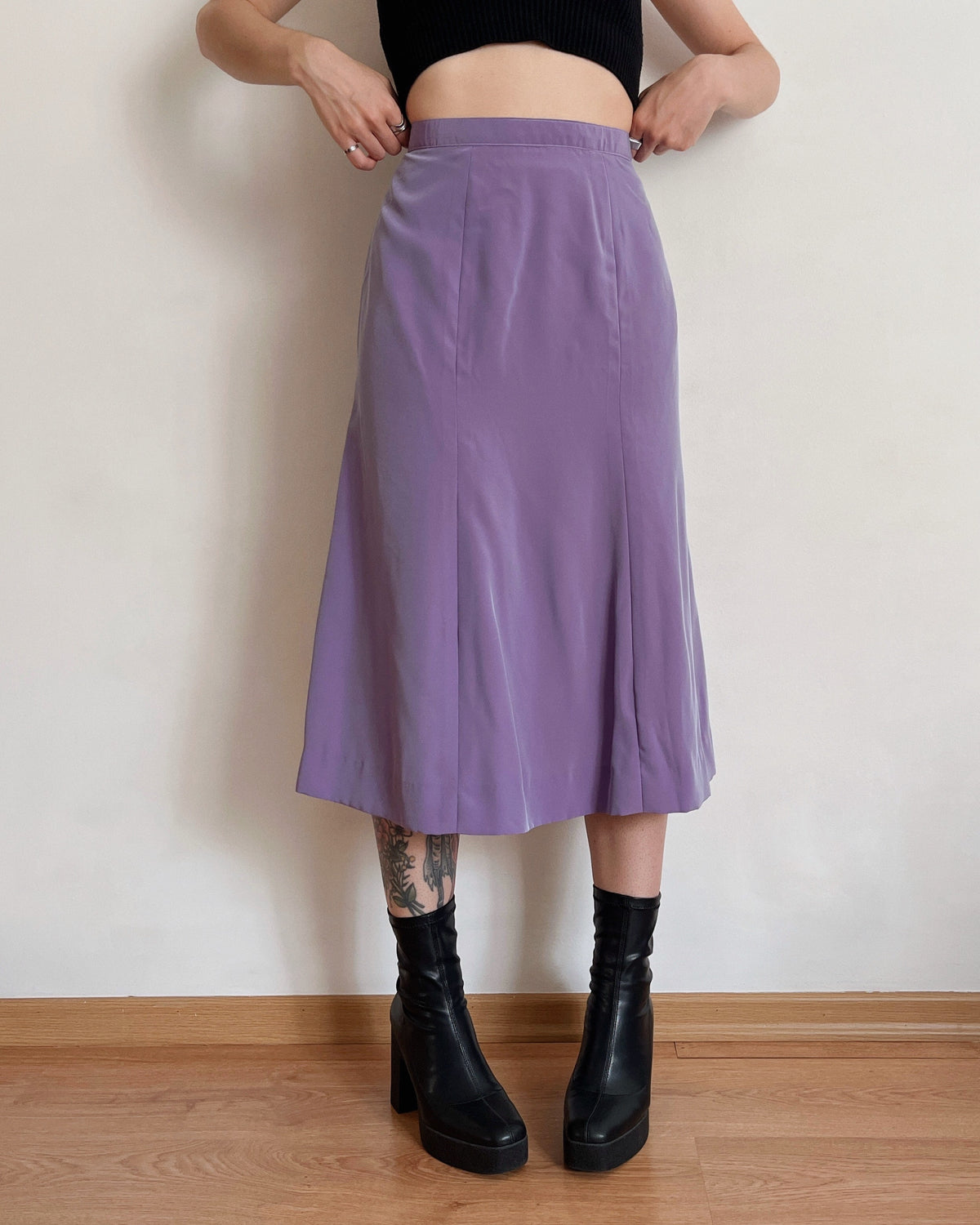 Vintage duochrome midi skirt (6XL/7XL)