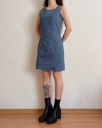 Vintage denim dress (S)