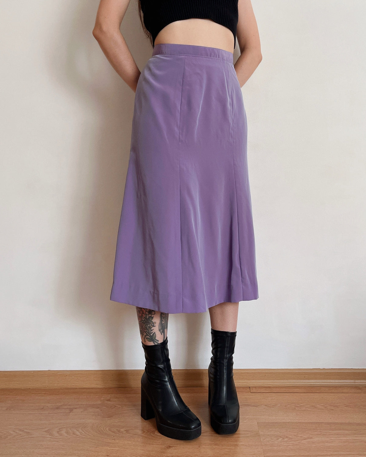 Vintage duochrome midi skirt (6XL/7XL)