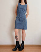 Vintage denim dress (S)
