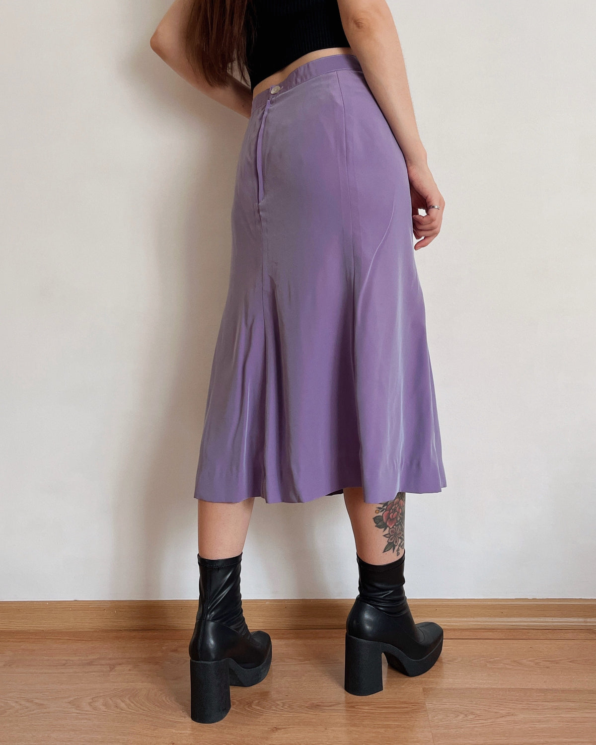 Vintage duochrome midi skirt (6XL/7XL)