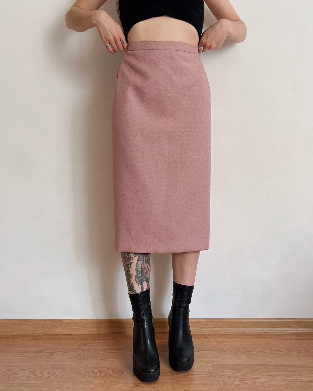 Vintage midi skirt (5XL/6XL)