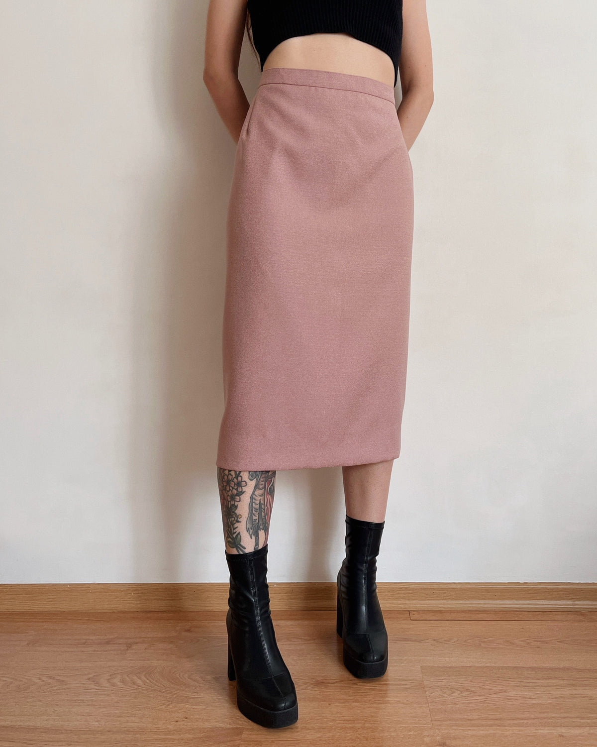 Vintage midi skirt (5XL/6XL)