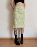 Vintage pastel midi skirt (L/XL)