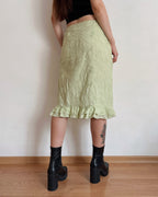 Vintage pastel midi skirt (L/XL)