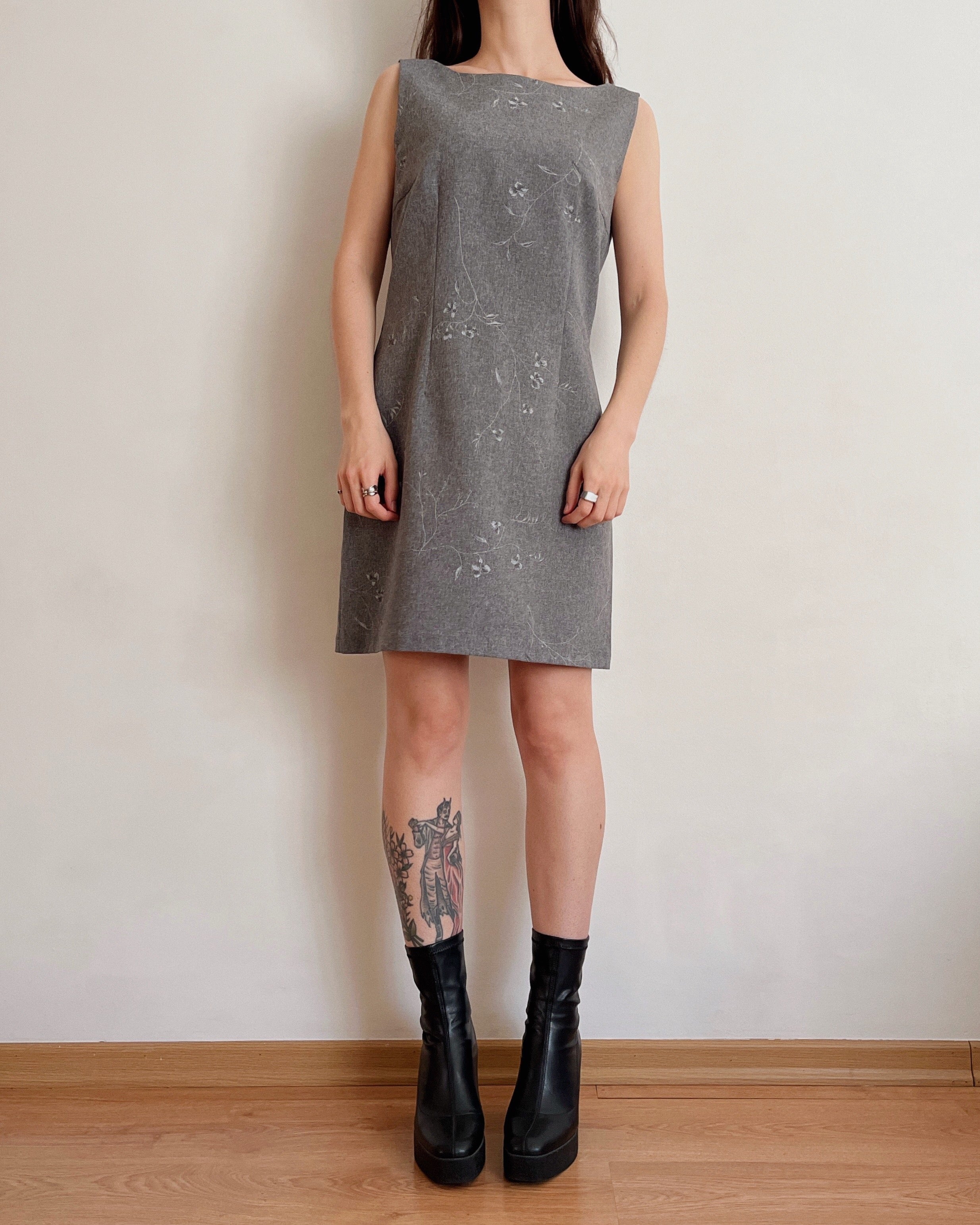 Vintage floral dress (M/L)