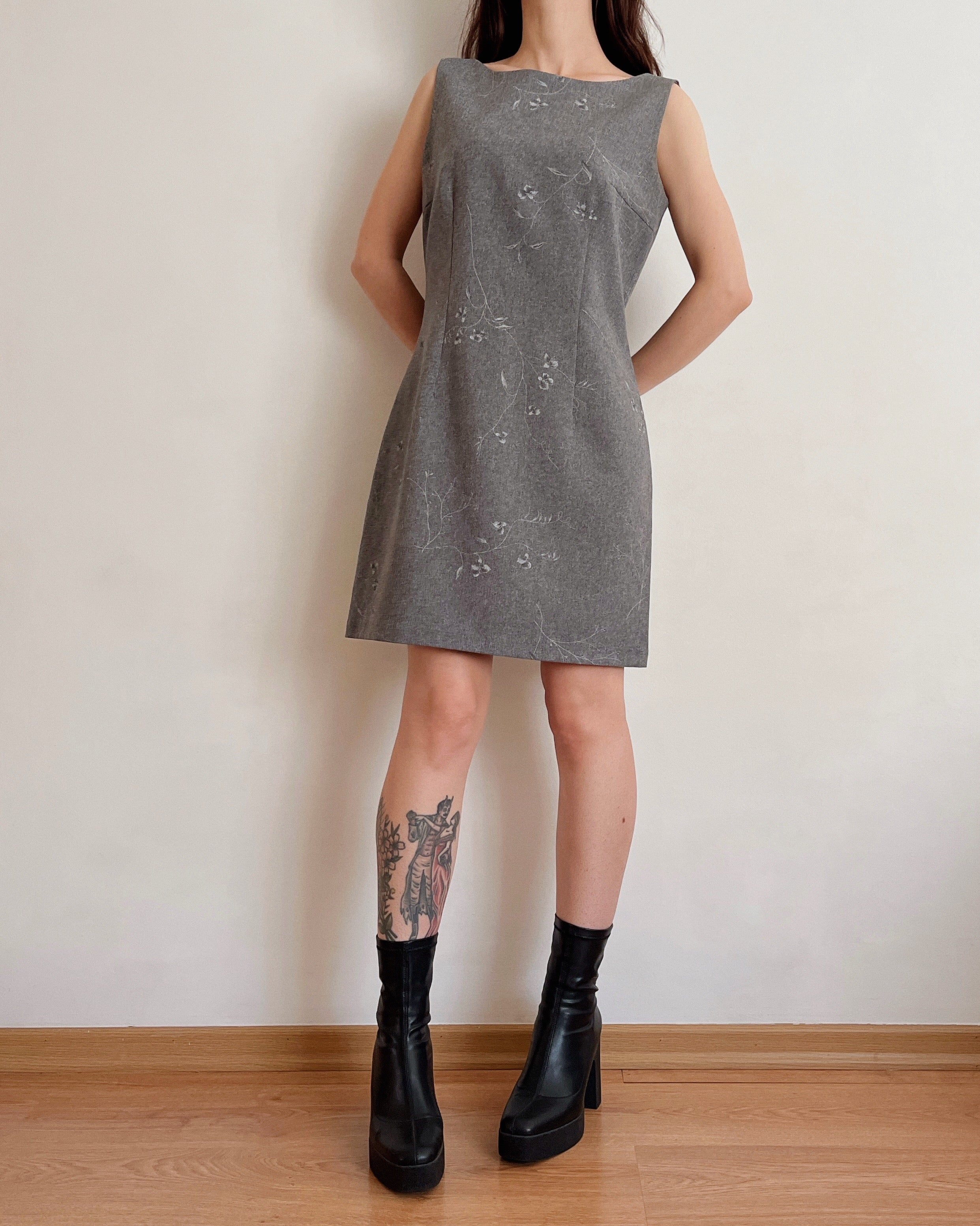 Vintage floral dress (M/L)