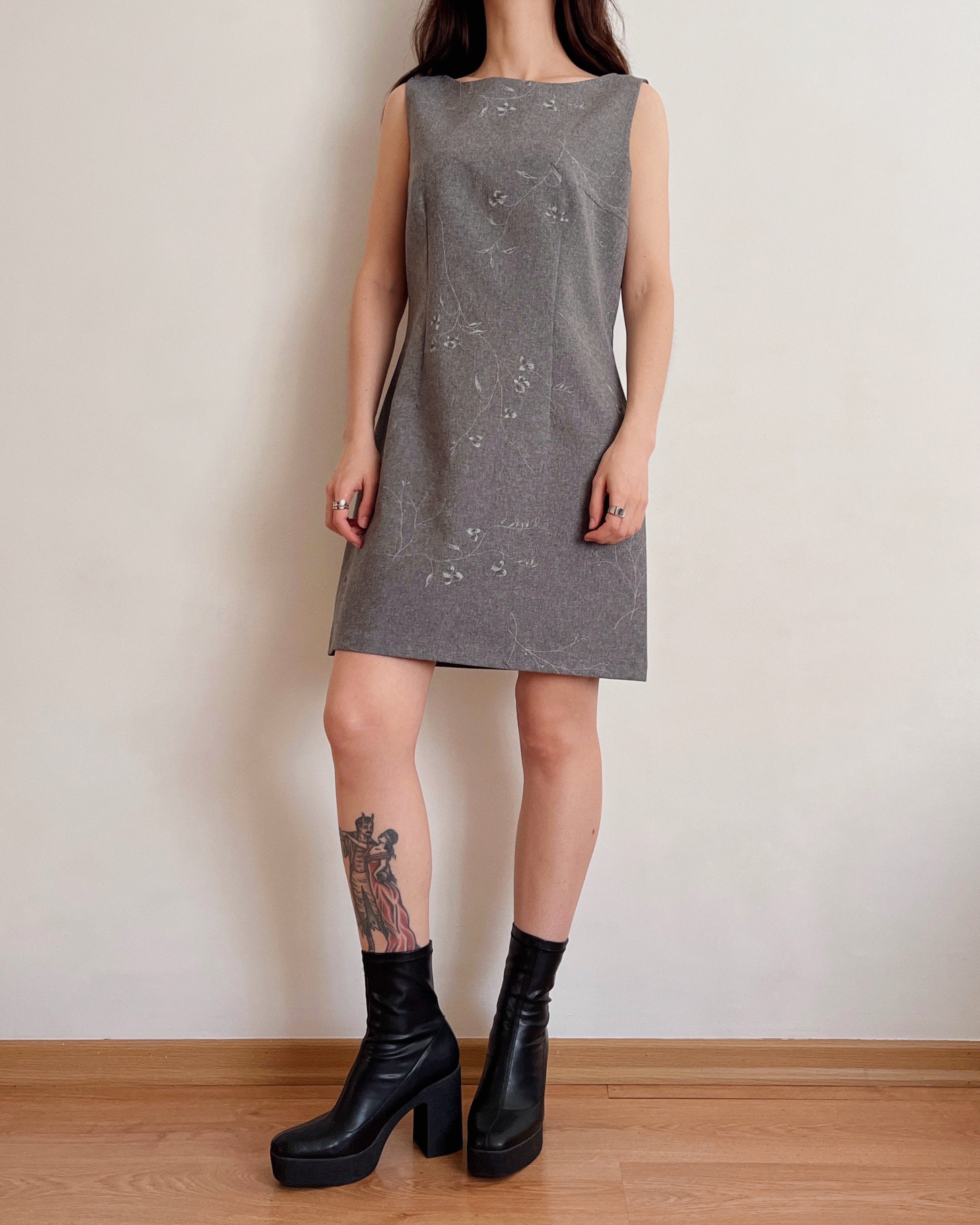 Vintage floral dress (M/L)