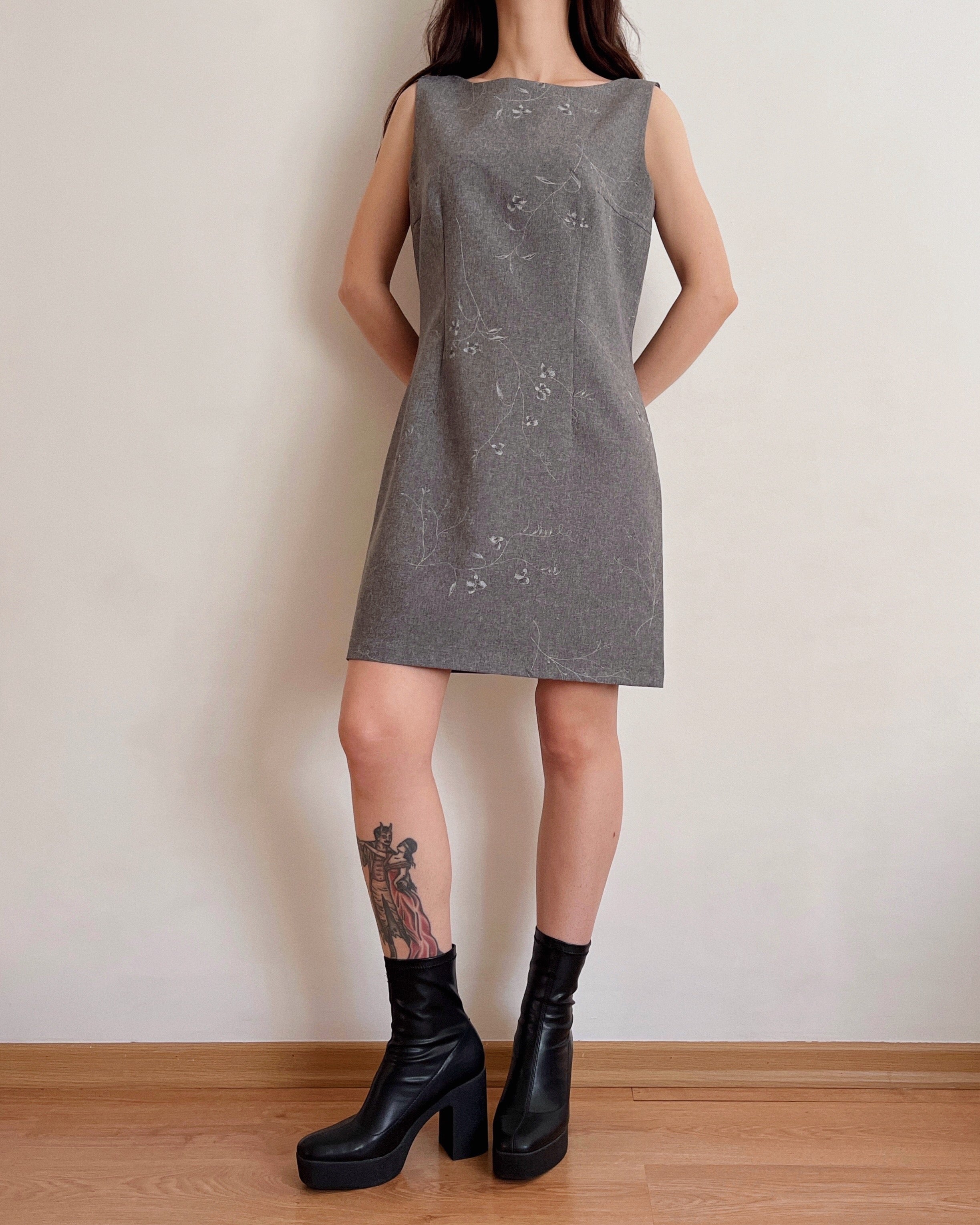 Vintage floral dress (M/L)