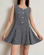 Vintage floral romper (2XS/XS)