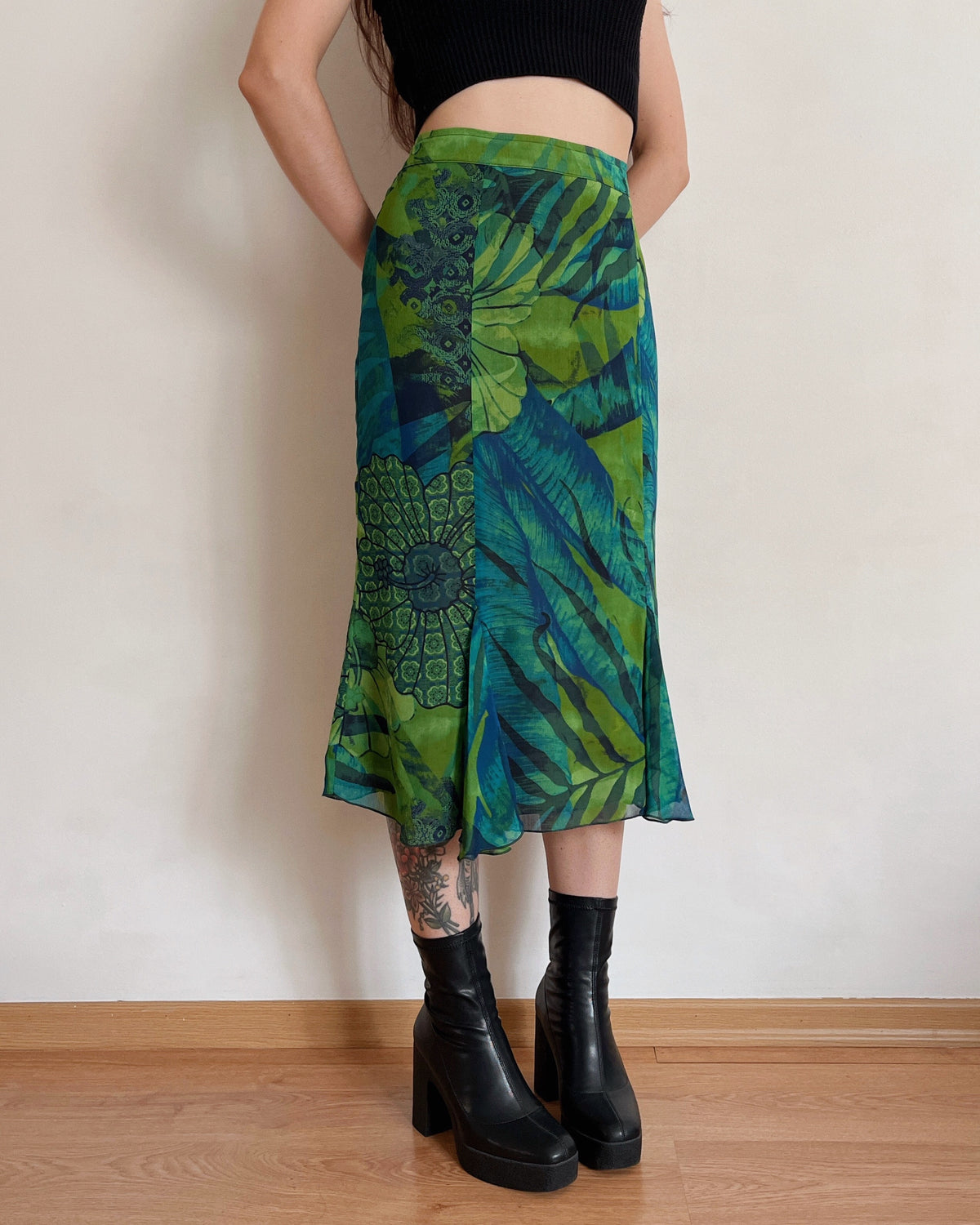 Vintage midi skirt (XL)