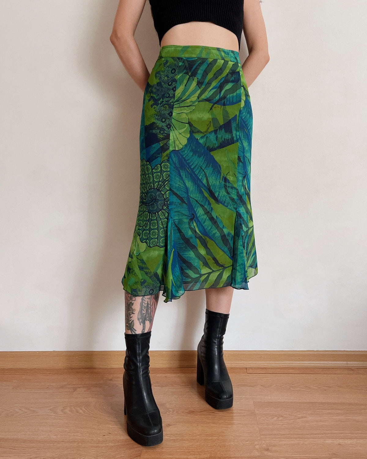 Vintage midi skirt (XL)